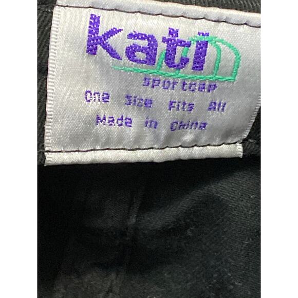 Kati Unisex Black NASA Embroidered Adjustable Strapback Baseball Cap Hat OS - Picture 5 of 5